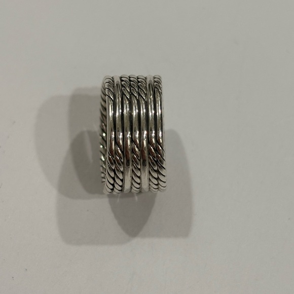 David Yurman Double X Crossover Ring - Picture 2 of 5